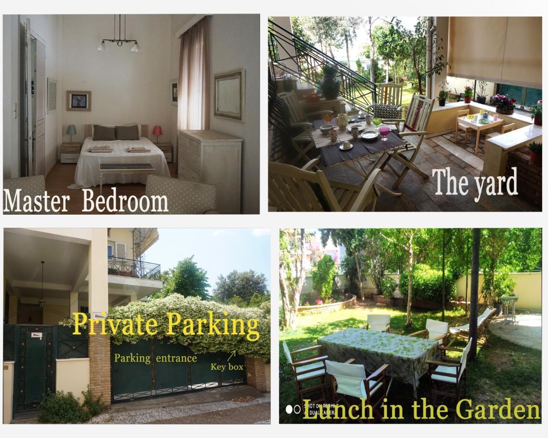 Independent Entrance Apt - 130M2 - Garden - Private Parking Apartment Atena Exterior foto