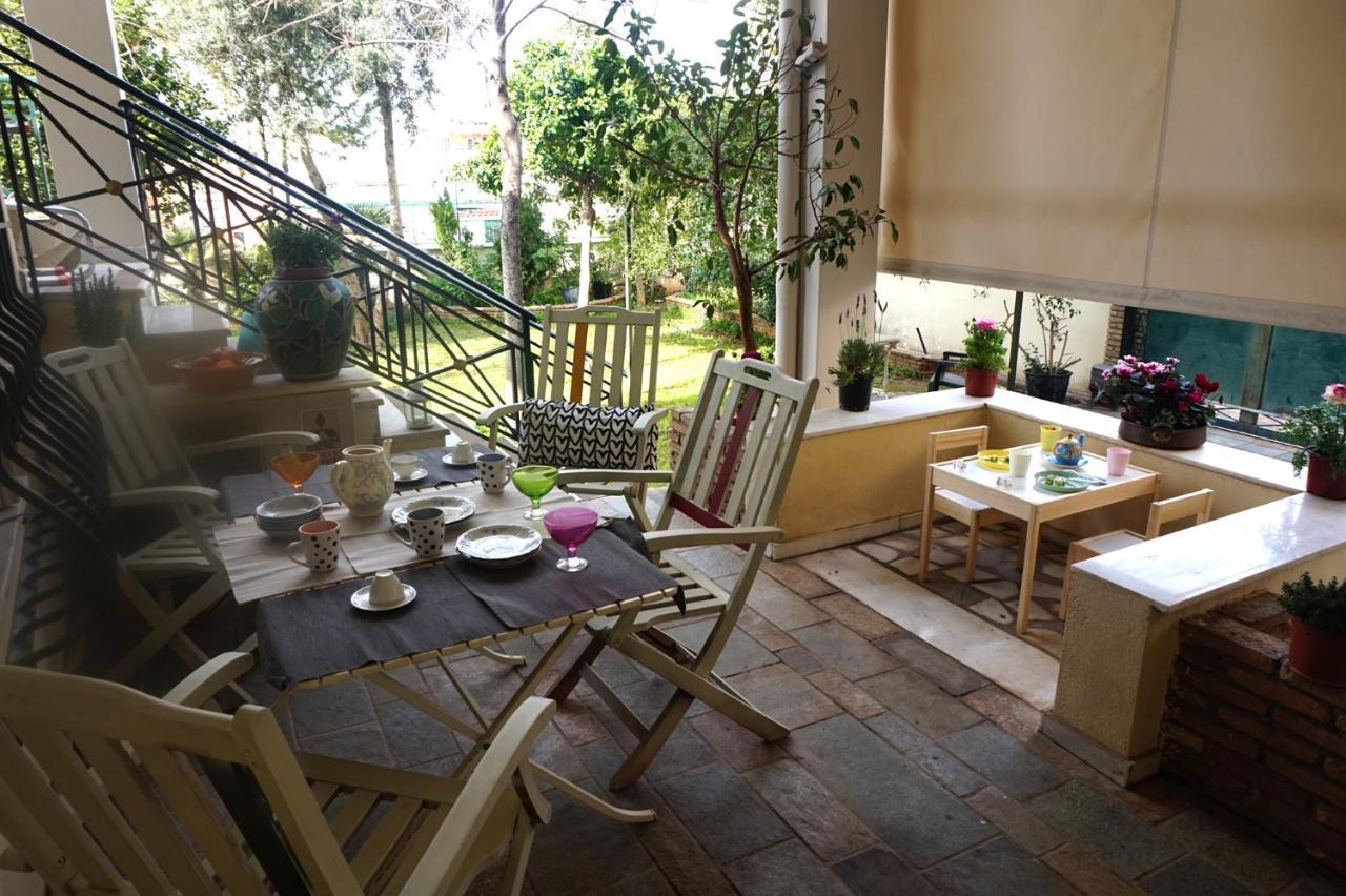 Independent Entrance Apt - 130M2 - Garden - Private Parking Apartment Atena Exterior foto